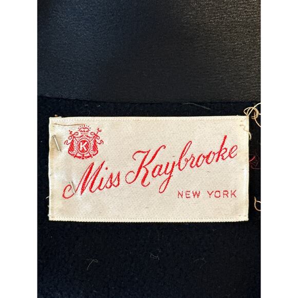 VTG 100% Chinese Cashmere Trench Coat M Black Ultra Soft Lined Luxury Minimalist - Picture 8 of 13